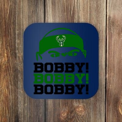 Bobby Bobby Bobby Milwaukee Basketball Coaster