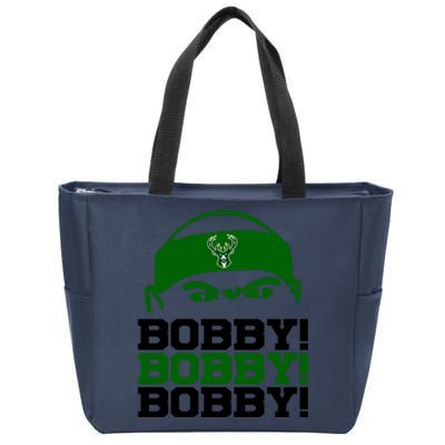 Bobby Bobby Bobby Milwaukee Basketball Zip Tote Bag