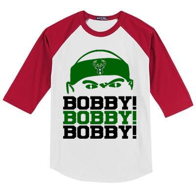 Bobby Bobby Bobby Milwaukee Basketball Kids Colorblock Raglan Jersey