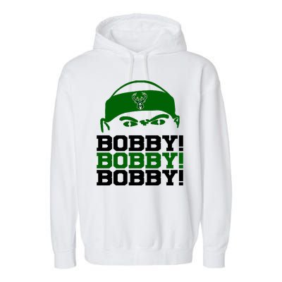 Bobby Bobby Bobby Milwaukee Basketball Garment-Dyed Fleece Hoodie