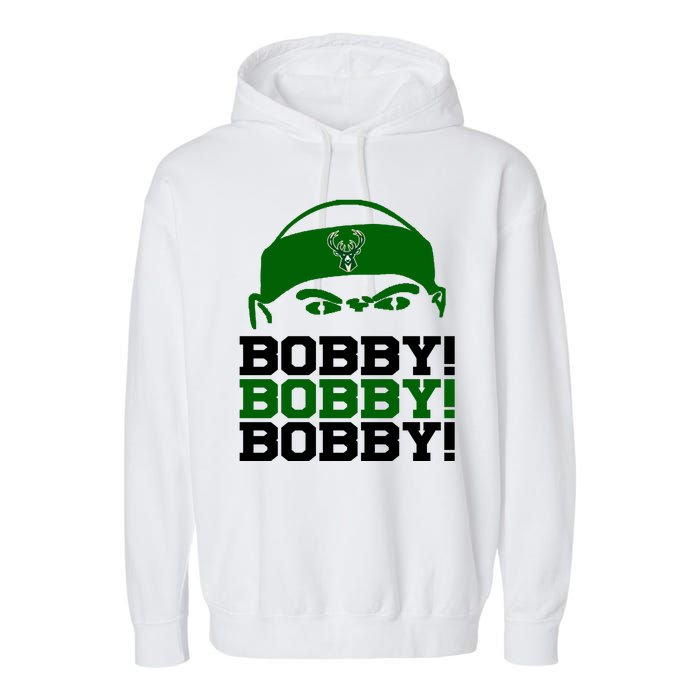 Bobby Bobby Bobby Milwaukee Basketball Garment-Dyed Fleece Hoodie