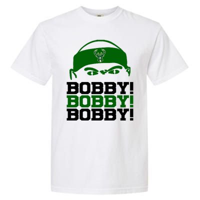 Bobby Bobby Bobby Milwaukee Basketball Garment-Dyed Heavyweight T-Shirt