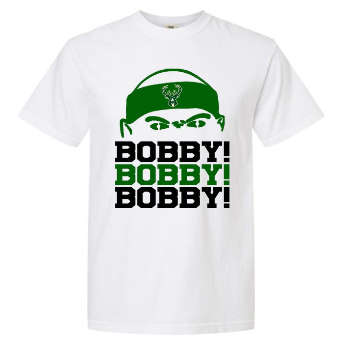 Bobby Bobby Bobby Milwaukee Basketball Garment-Dyed Heavyweight T-Shirt