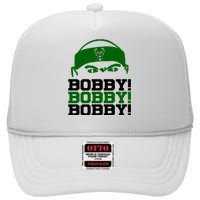 Bobby Bobby Bobby Milwaukee Basketball High Crown Mesh Back Trucker Hat