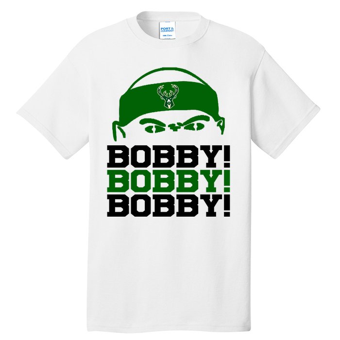 Bobby Bobby Bobby Milwaukee Basketball Tall T-Shirt