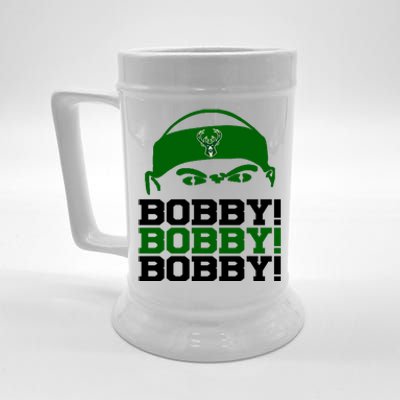 Bobby Bobby Bobby Milwaukee Basketball Beer Stein