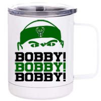 Bobby Bobby Bobby Milwaukee Basketball 12 oz Stainless Steel Tumbler Cup