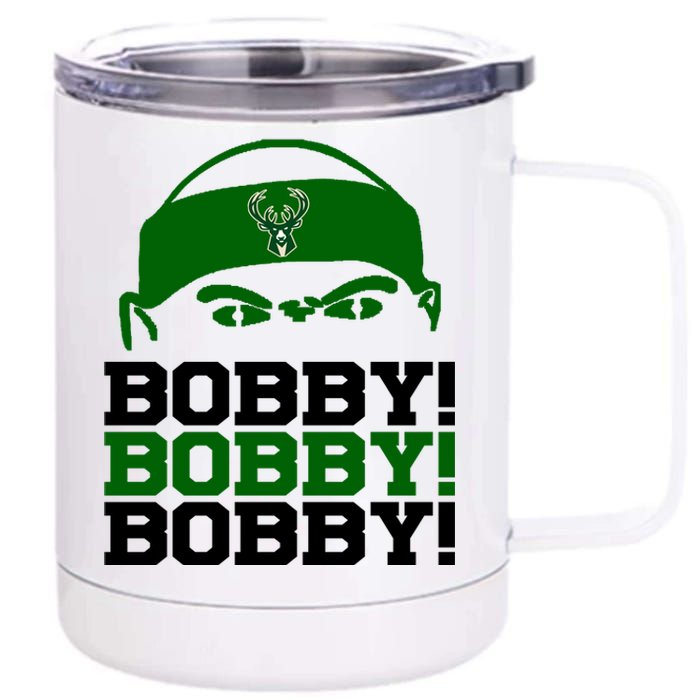 Bobby Bobby Bobby Milwaukee Basketball 12 oz Stainless Steel Tumbler Cup