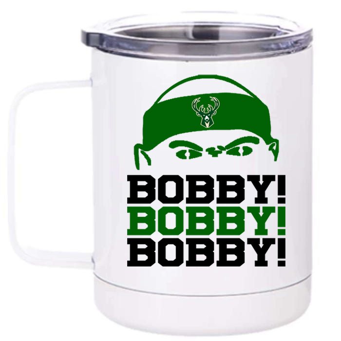 Bobby Bobby Bobby Milwaukee Basketball 12 oz Stainless Steel Tumbler Cup