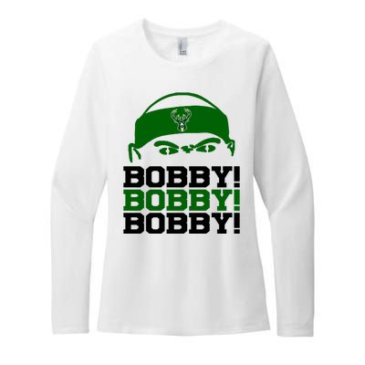 Bobby Bobby Bobby Milwaukee Basketball Womens CVC Long Sleeve Shirt