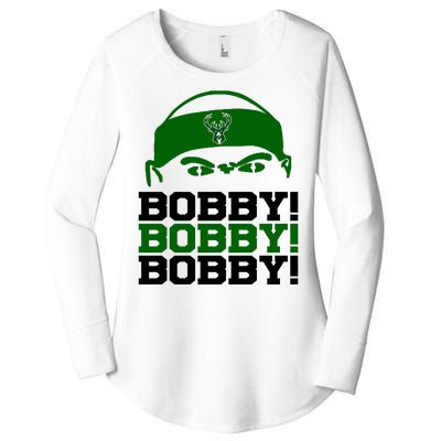 Bobby Bobby Bobby Milwaukee Basketball Women's Perfect Tri Tunic Long Sleeve Shirt