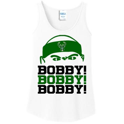 Bobby Bobby Bobby Milwaukee Basketball Ladies Essential Tank