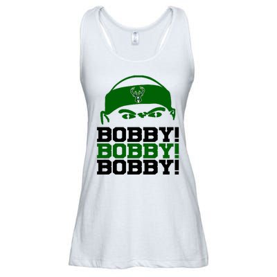 Bobby Bobby Bobby Milwaukee Basketball Ladies Essential Flowy Tank