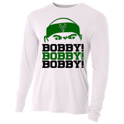 Bobby Bobby Bobby Milwaukee Basketball Cooling Performance Long Sleeve Crew