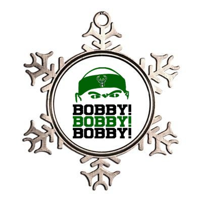 Bobby Bobby Bobby Milwaukee Basketball Metallic Star Ornament