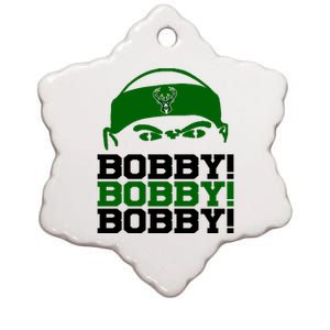 Bobby Bobby Bobby Milwaukee Basketball Ceramic Star Ornament