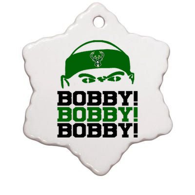 Bobby Bobby Bobby Milwaukee Basketball Ceramic Star Ornament