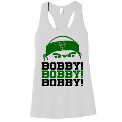 Bobby Bobby Bobby Milwaukee Basketball Women's Racerback Tank