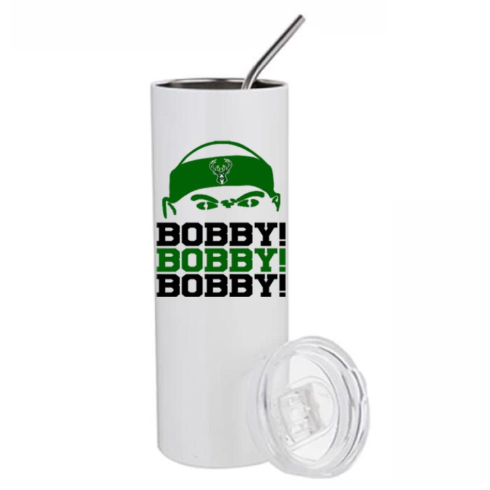 Bobby Bobby Bobby Milwaukee Basketball Stainless Steel Tumbler