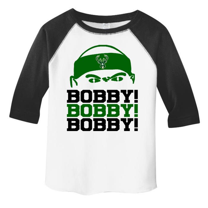 Bobby Bobby Bobby Milwaukee Basketball Toddler Fine Jersey T-Shirt