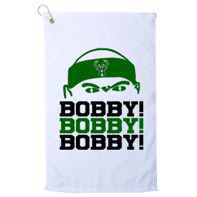 Bobby Bobby Bobby Milwaukee Basketball Platinum Collection Golf Towel