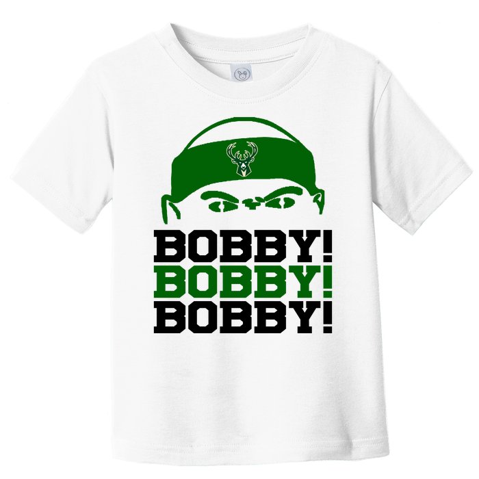 Bobby Bobby Bobby Milwaukee Basketball Toddler T-Shirt