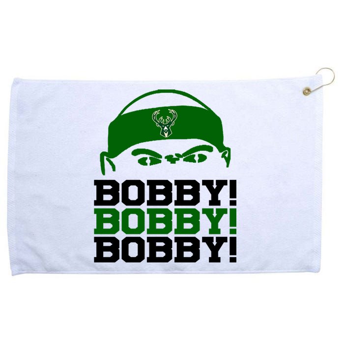 Bobby Bobby Bobby Milwaukee Basketball Grommeted Golf Towel