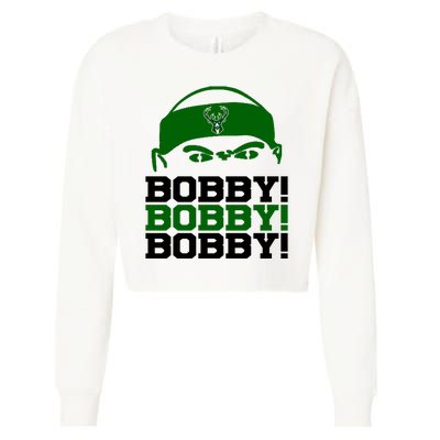 Bobby Bobby Bobby Milwaukee Basketball Cropped Pullover Crew