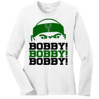 Bobby Bobby Bobby Milwaukee Basketball Ladies Long Sleeve Shirt