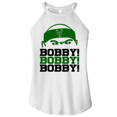 Bobby Bobby Bobby Milwaukee Basketball Women's Perfect Tri Rocker Tank