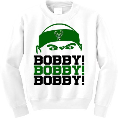 Bobby Bobby Bobby Milwaukee Basketball Kids Sweatshirt