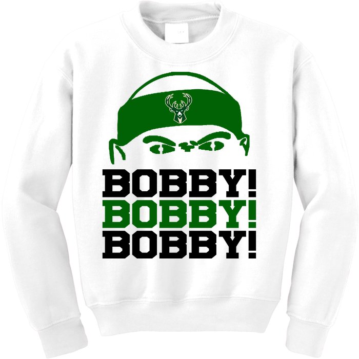 Bobby Bobby Bobby Milwaukee Basketball Kids Sweatshirt