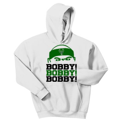 Bobby Bobby Bobby Milwaukee Basketball Kids Hoodie