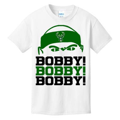 Bobby Bobby Bobby Milwaukee Basketball Kids T-Shirt