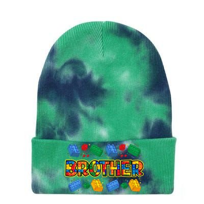 Brother Brick Builder Boy Master Builder Blocks Building Tie Dye 12in Knit Beanie