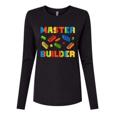 Brick Builder Building Blocks Brick Master Builder Womens Cotton Relaxed Long Sleeve T-Shirt