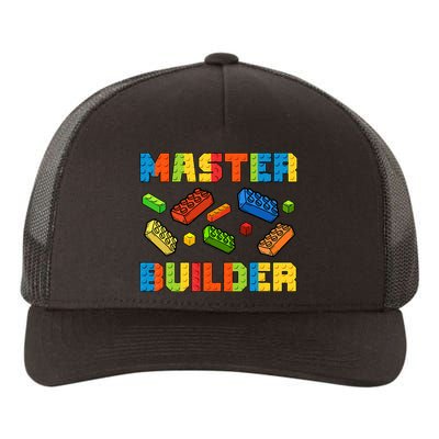 Brick Builder Building Blocks Brick Master Builder Yupoong Adult 5-Panel Trucker Hat