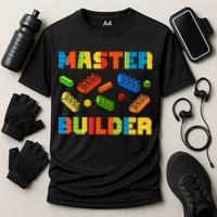 Brick Builder Building Blocks Brick Master Builder Performance Shirt