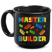 Brick Builder Building Blocks Brick Master Builder 15oz Campfire Ceramic Mug
