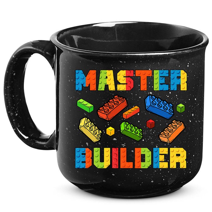Brick Builder Building Blocks Brick Master Builder 15oz Campfire Ceramic Mug