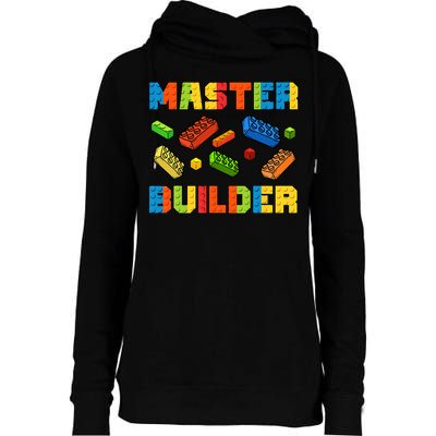 Brick Builder Building Blocks Brick Master Builder Womens Funnel Neck Pullover Hood