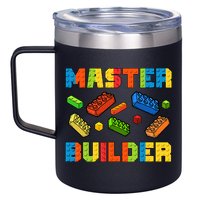 Brick Builder Building Blocks Brick Master Builder 12oz Stainless Steel Coffee Mug