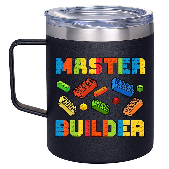 Brick Builder Building Blocks Brick Master Builder 12oz Stainless Steel Coffee Mug