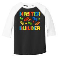 Brick Builder Building Blocks Brick Master Builder Toddler Fine Jersey T-Shirt