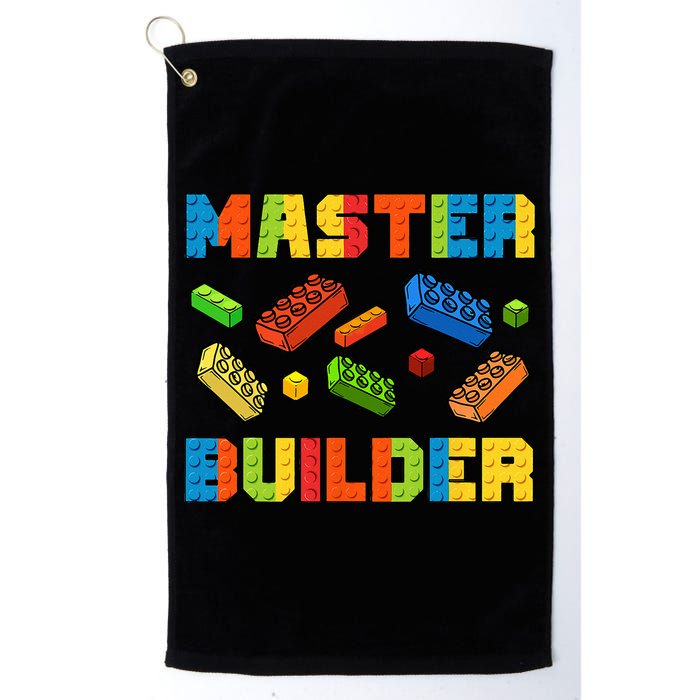 Brick Builder Building Blocks Brick Master Builder Golf Towel