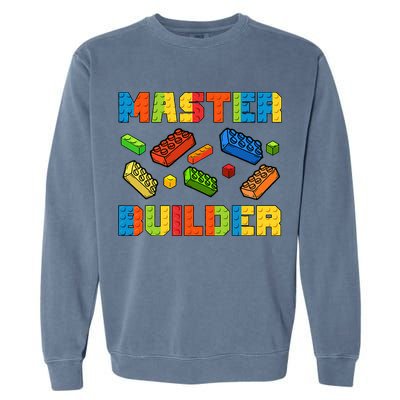 Brick Builder Building Blocks Brick Master Builder Garment-Dyed Sweatshirt