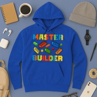 Brick Builder Building Blocks Brick Master Builder Hoodie