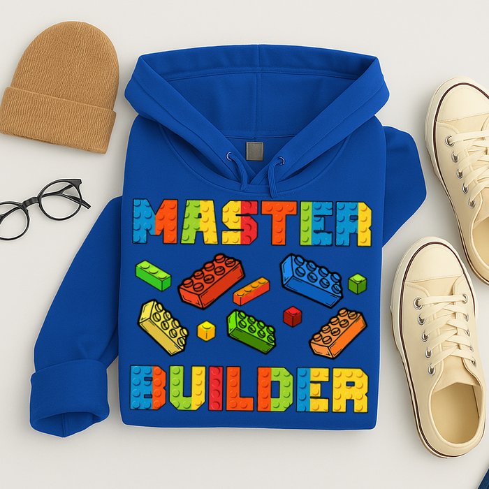 Brick Builder Building Blocks Brick Master Builder Hoodie