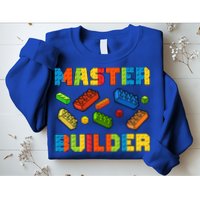 Brick Builder Building Blocks Brick Master Builder Sweatshirt