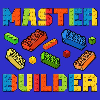 Brick Builder Building Blocks Brick Master Builder T-Shirt